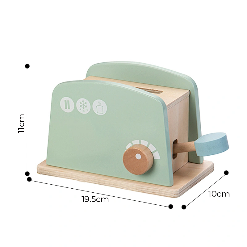 kids wooden toy kitchen pretend toaster set children's preschool education wooden kitchen toaster set toys